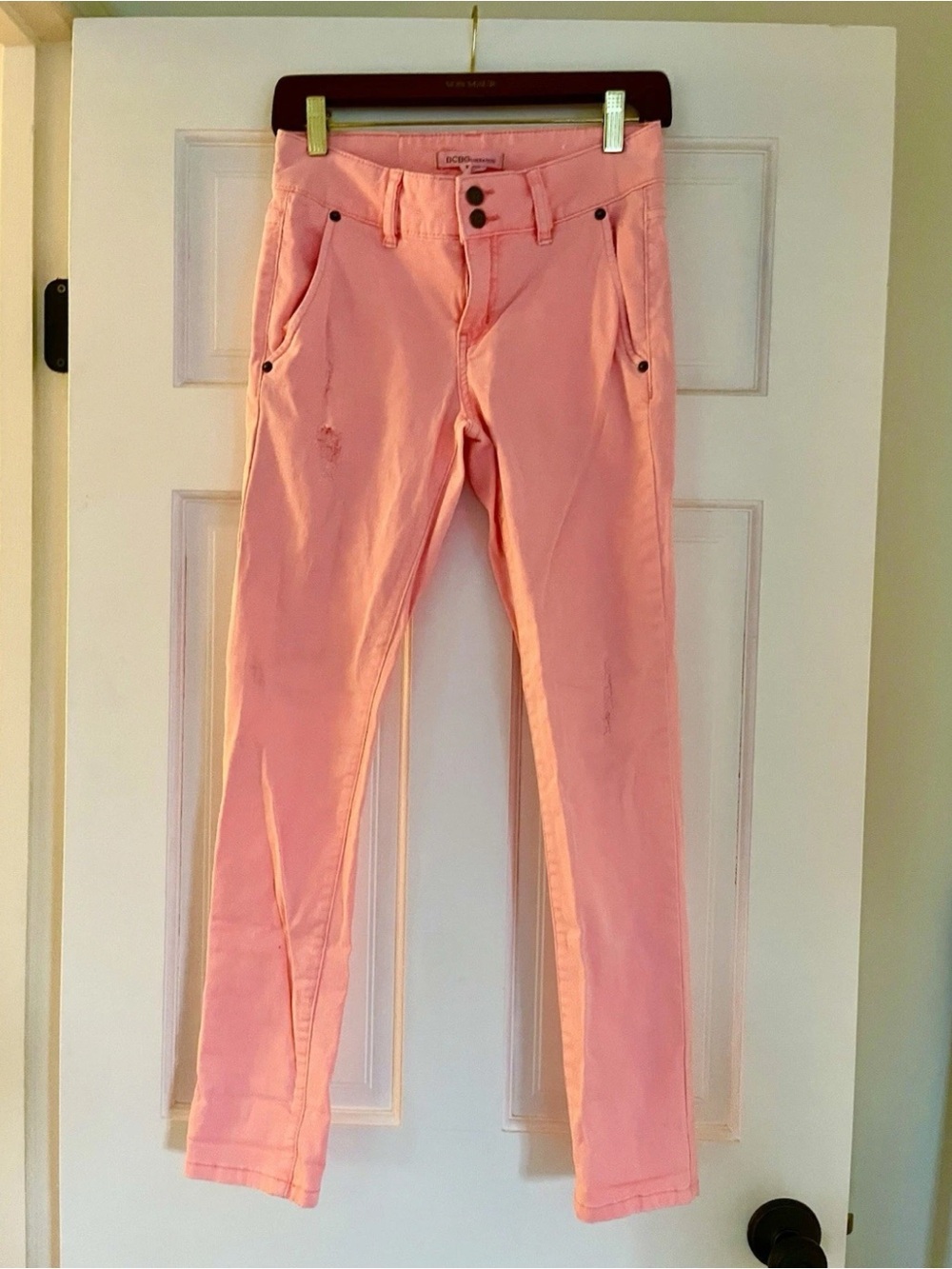 BCBGeneration Light Pink Skinny Jeans